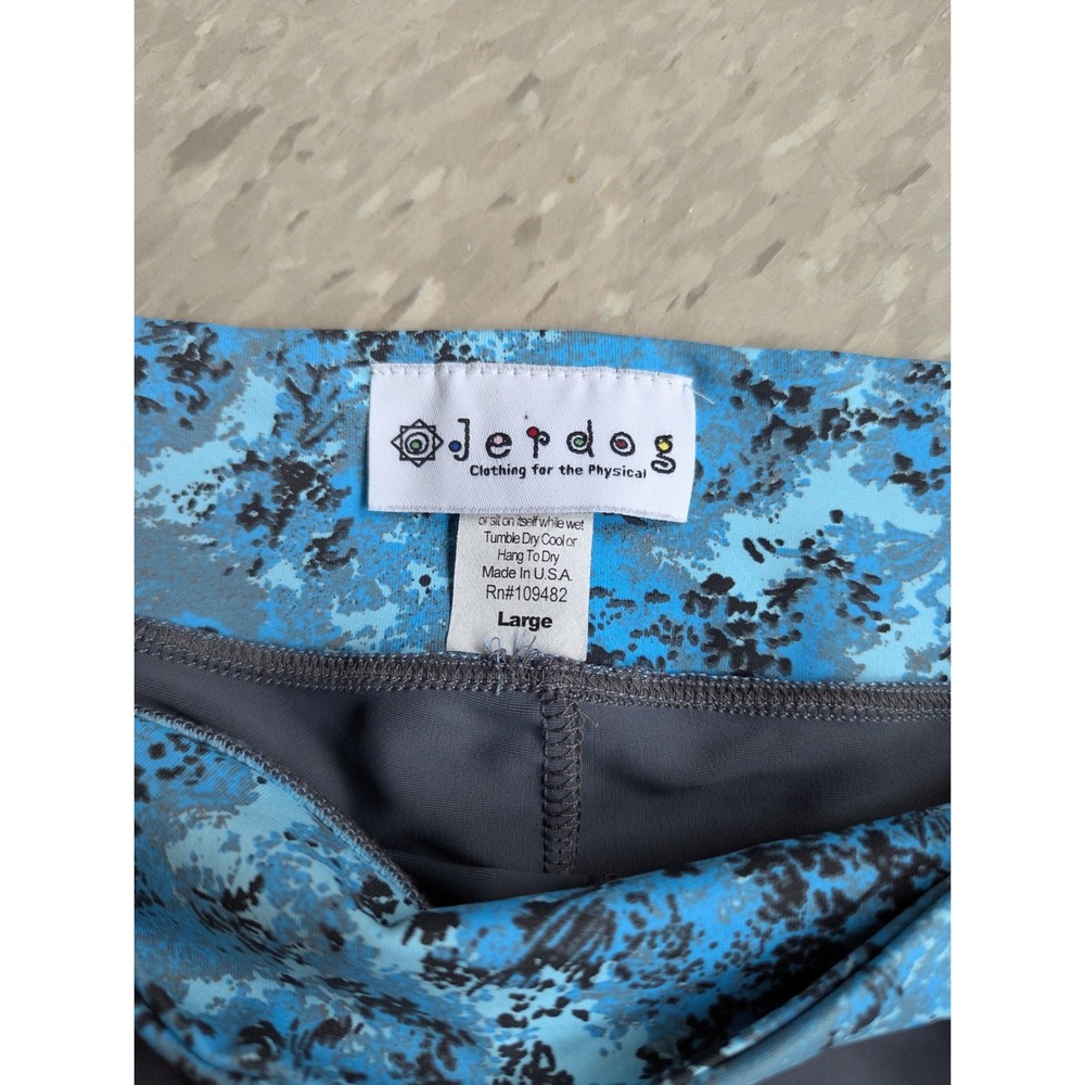 Vintage 90s Jerdog Tennis Skort Large Grey Blue Gorpcore Athletic Skirt USA Made - Picture 4 of 8